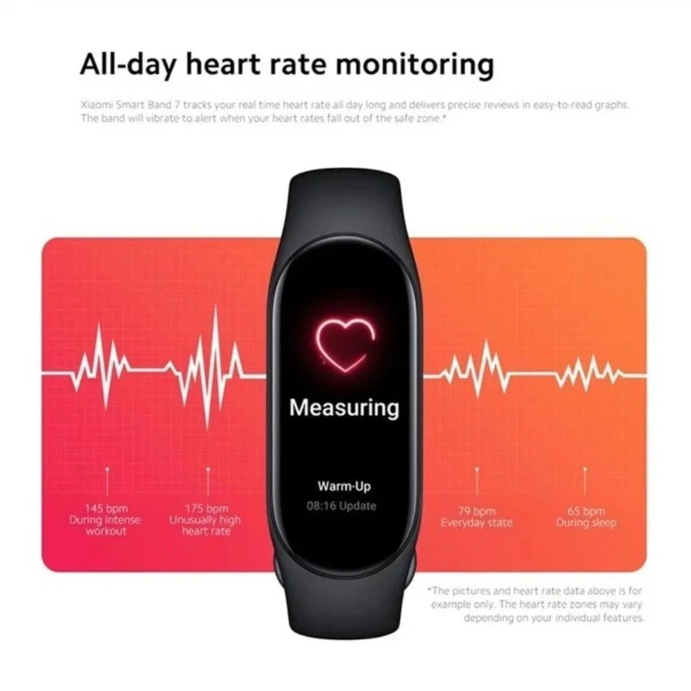 Smart Band 7 M7 Bracelet Blood Oxygen Fitness Activity Tracker Phone Never used
